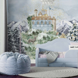 Tapeta na ścianę - frozen palace , rodzaj - tapeta flizelinowa