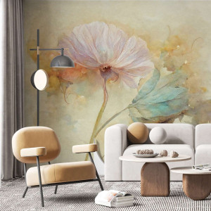 Tapeta na ścianę - floral work , rodzaj - tapeta winylowa strukturalna