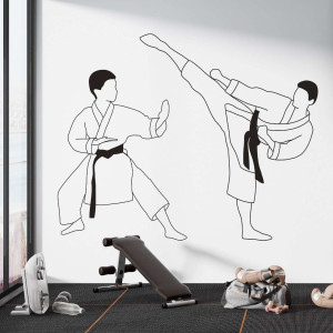 Tapeta na ścianę - martial arts , rodzaj - tapeta flizelinowa laminowana