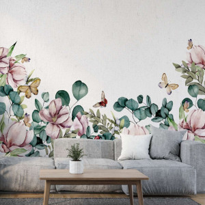 Tapeta na ścianę - orchid design , rodzaj - tapeta winylowa strukturalna