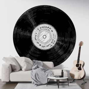 Tapeta na ścianę - vinyl lover , rodzaj - tapeta winylowa strukturalna
