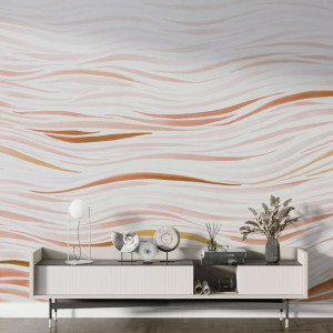 Tapeta na ścianę - fire waves , rodzaj - tapeta flizelinowa laminowana