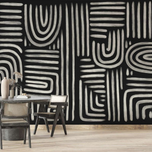 Tapeta na ścianę - acrylic maze , rodzaj - tapeta winylowa strukturalna