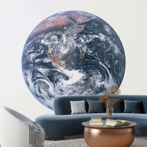 Tapeta w kształcie koła - the earth , rodzaj - tapeta flizelinowa