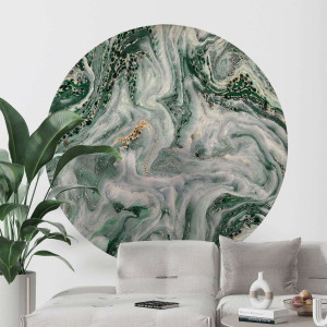 Tapeta w kształcie koła - luxurious marble , rodzaj - tapeta flizelinowa