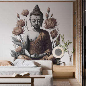 Tapeta na ścianę - buddha , rodzaj - tapeta flizelinowa