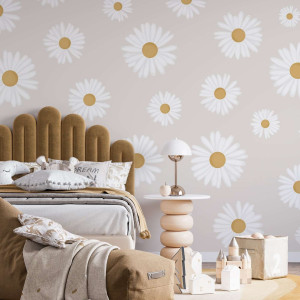 Tapeta na ścianę - daisy art , rodzaj - tapeta flizelinowa laminowana
