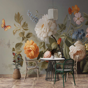Tapeta na ścianę - rosen painting , rodzaj - tapeta winylowa strukturalna