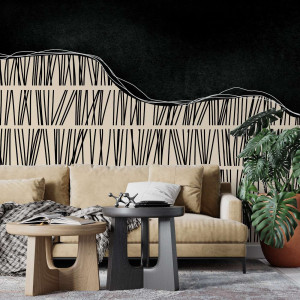Tapeta na ścianę - wicker zone , rodzaj - tapeta flizelinowa laminowana
