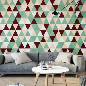 Tapeta na ścianę - cream design , rodzaj - tapeta flizelinowa laminowana