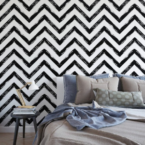 Tapeta na ścianę - chevron art , rodzaj - tapeta flizelinowa