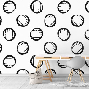 Tapeta na ścianę - coins design , rodzaj - tapeta flizelinowa