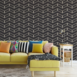 Tapeta na ścianę - chevron contour , rodzaj - tapeta flizelinowa laminowana