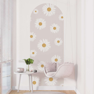 Tapeta łuk - daisy arch , rodzaj - tapeta flizelinowa