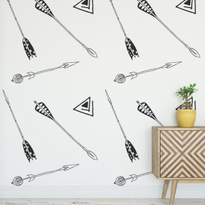 Tapeta na ścianę - decorative arrows , rodzaj - tapeta flizelinowa