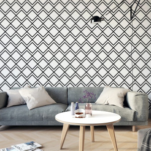 Tapeta na ścianę - geoart design , rodzaj - tapeta winylowa strukturalna
