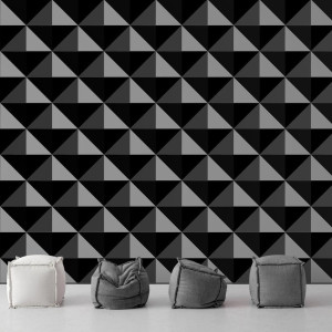 Tapeta na ścianę - geometric dusk , rodzaj - tapeta winylowa strukturalna