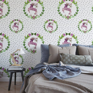 Shabby nature - tapeta designerska , rodzaj - próbka tapety 50x50cm