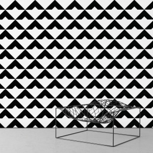 Tapeta na ścianę - modern pyramid , rodzaj - próbka tapety 50x50cm