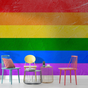 Tapeta na ścianę - lgbt , rodzaj - tapeta winylowa strukturalna