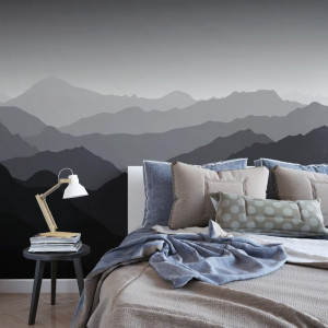 Tapeta na ścianę - mountains shadow , rodzaj - próbka tapety 50x50cm