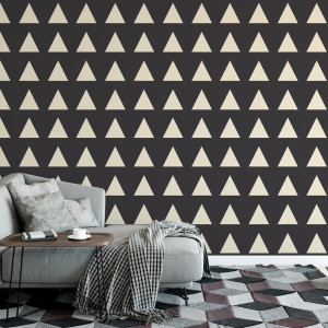 Tapeta na ścianę - triangle wall , rodzaj - tapeta flizelinowa