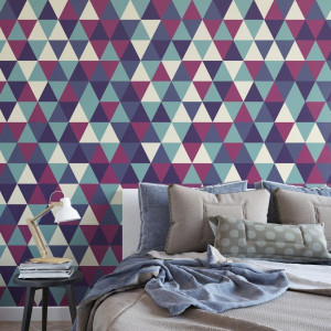 Tapeta na ścianę - triangular tornado , rodzaj - tapeta flizelinowa laminowana