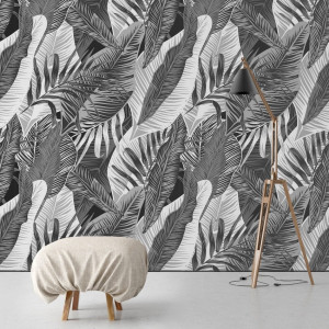 Tapeta na ścianę - tropical shadow , rodzaj - tapeta winylowa strukturalna