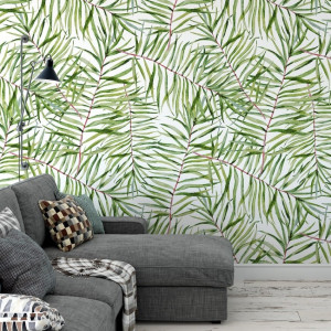 Tapeta na ścianę - tropical heaven , rodzaj - tapeta flizelinowa laminowana