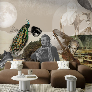 Tapeta na ścianę - poetic landscape , rodzaj - tapeta flizelinowa laminowana