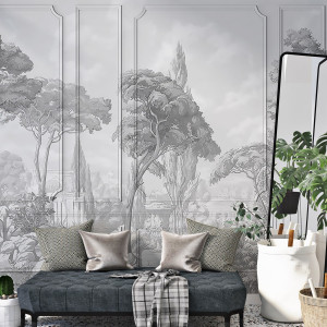 Tapeta na ścianę - molding landscape , rodzaj - tapeta flizelinowa laminowana