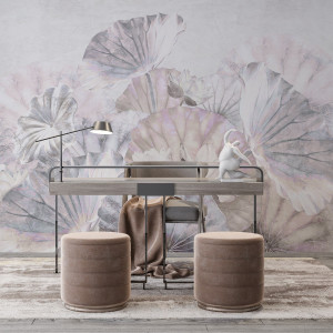 Tapeta na ścianę - rustic lily , rodzaj - tapeta flizelinowa laminowana