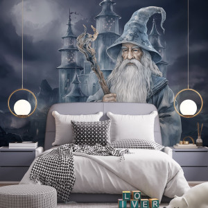 Tapeta na ścianę - wizard's castle , rodzaj - tapeta flizelinowa