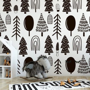 Tapeta dziecięca - woodland madness , rodzaj - tapeta flizelinowa