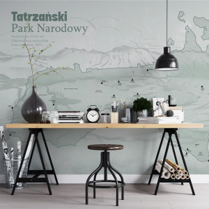 Tapeta na ścianę - tatrzański park narodowy , rodzaj - tapeta flizelinowa laminowana