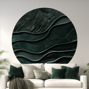 Tapeta w kształcie koła - structured canvas , rodzaj - tapeta winylowa strukturalna