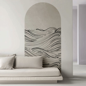Tapeta łuk - ink tides , rodzaj - próbka tapety 50x50cm