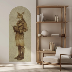 Tapeta łuk - deer bibliophile , rodzaj - tapeta flizelinowa laminowana