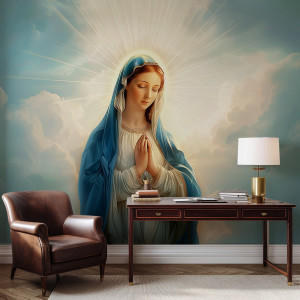 Tapeta na ścianę - our lady , rodzaj - tapeta winylowa strukturalna