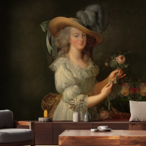 Tapeta na ścianę - marie antoinette , rodzaj - tapeta flizelinowa laminowana