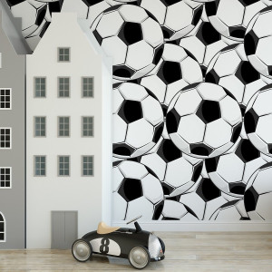 Tapeta dziecięca - ballworld , rodzaj - tapeta flizelinowa laminowana