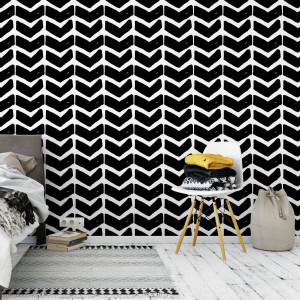 Tapeta na ścianę - chevron concept , rodzaj - tapeta flizelinowa laminowana