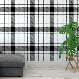 Tapeta na ścianę - classic checker , rodzaj - próbka tapety 50x50cm