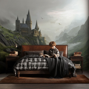 Tapeta na ścianę - wizard academy , rodzaj - tapeta flizelinowa laminowana