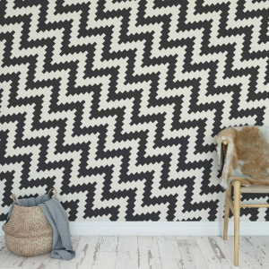 Tapeta na ścianę - cubic chevron , rodzaj - próbka tapety 50x50cm