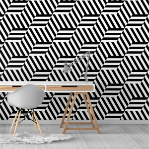 Tapeta na ścianę - cubic illusion , rodzaj - tapeta flizelinowa