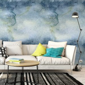 Tapeta na ścianę - watercolor wall , rodzaj - tapeta flizelinowa laminowana