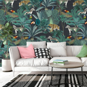 Tapeta na ścianę - tropical world , rodzaj - tapeta flizelinowa laminowana