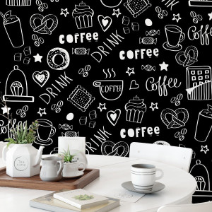 Tapeta na ścianę - coffeeworld , rodzaj - próbka tapety 50x50cm