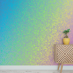 Tapeta na ścianę - glitter rainbow , rodzaj - tapeta flizelinowa